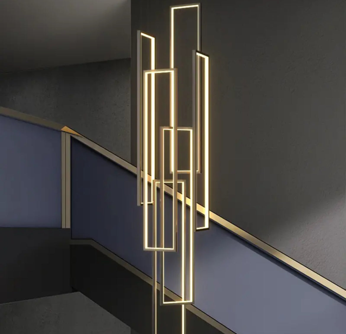 Modern minimalist chandelier