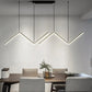 Modern gold/black pendent light