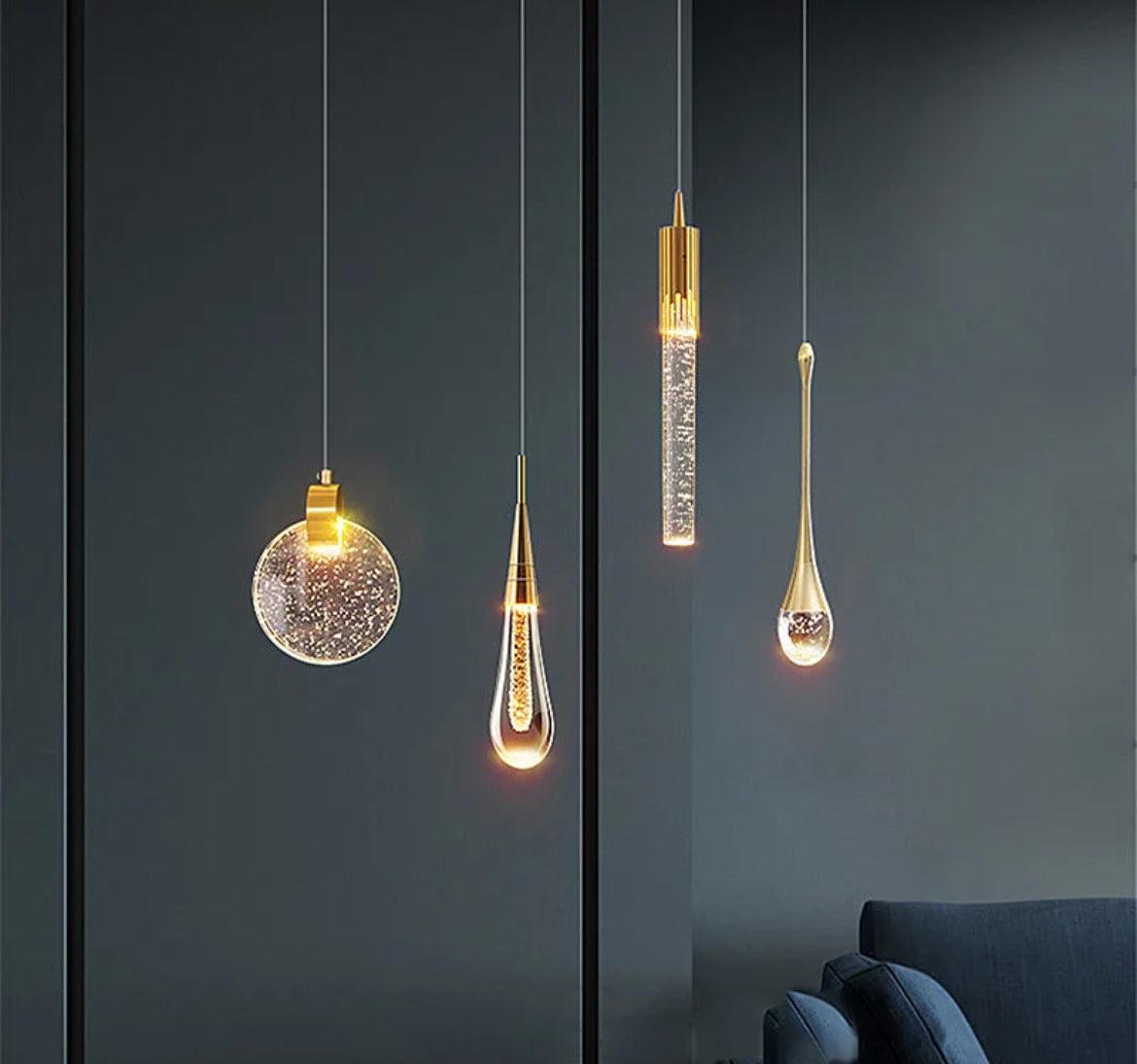 Bubble pendent light