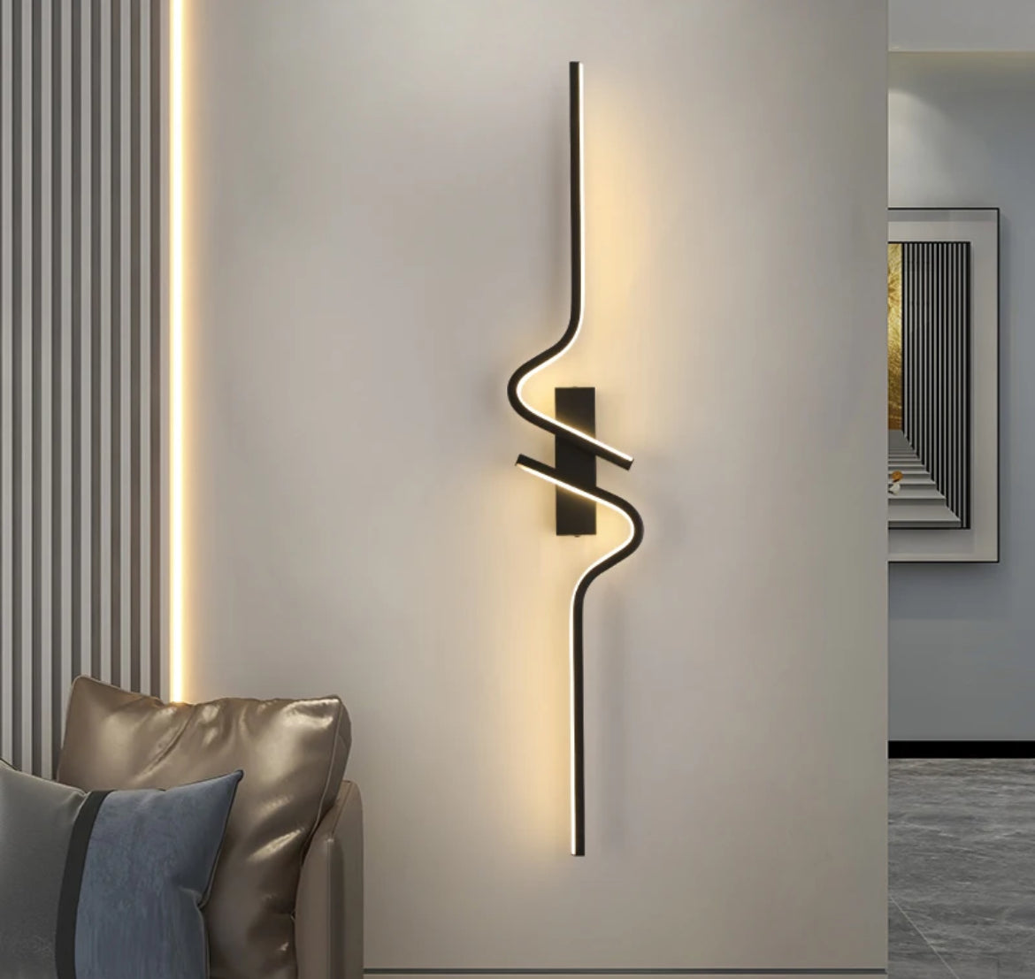 Modern LED wall light