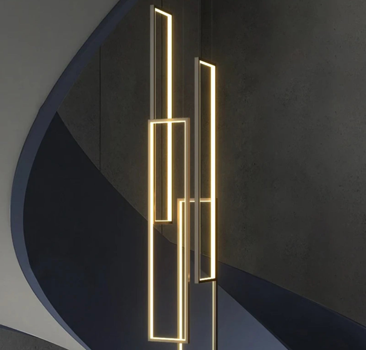 Modern minimalist chandelier